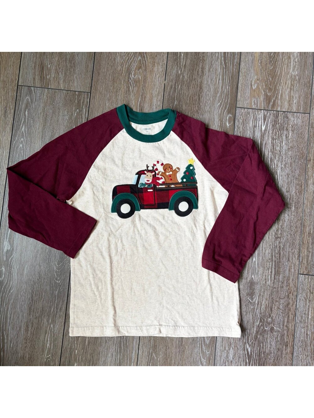 Gymboree Embroidered Christmas Tee